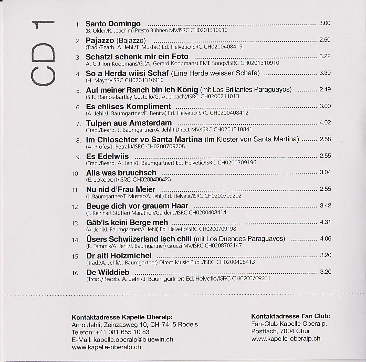 Santo Domingo Doppel  CD