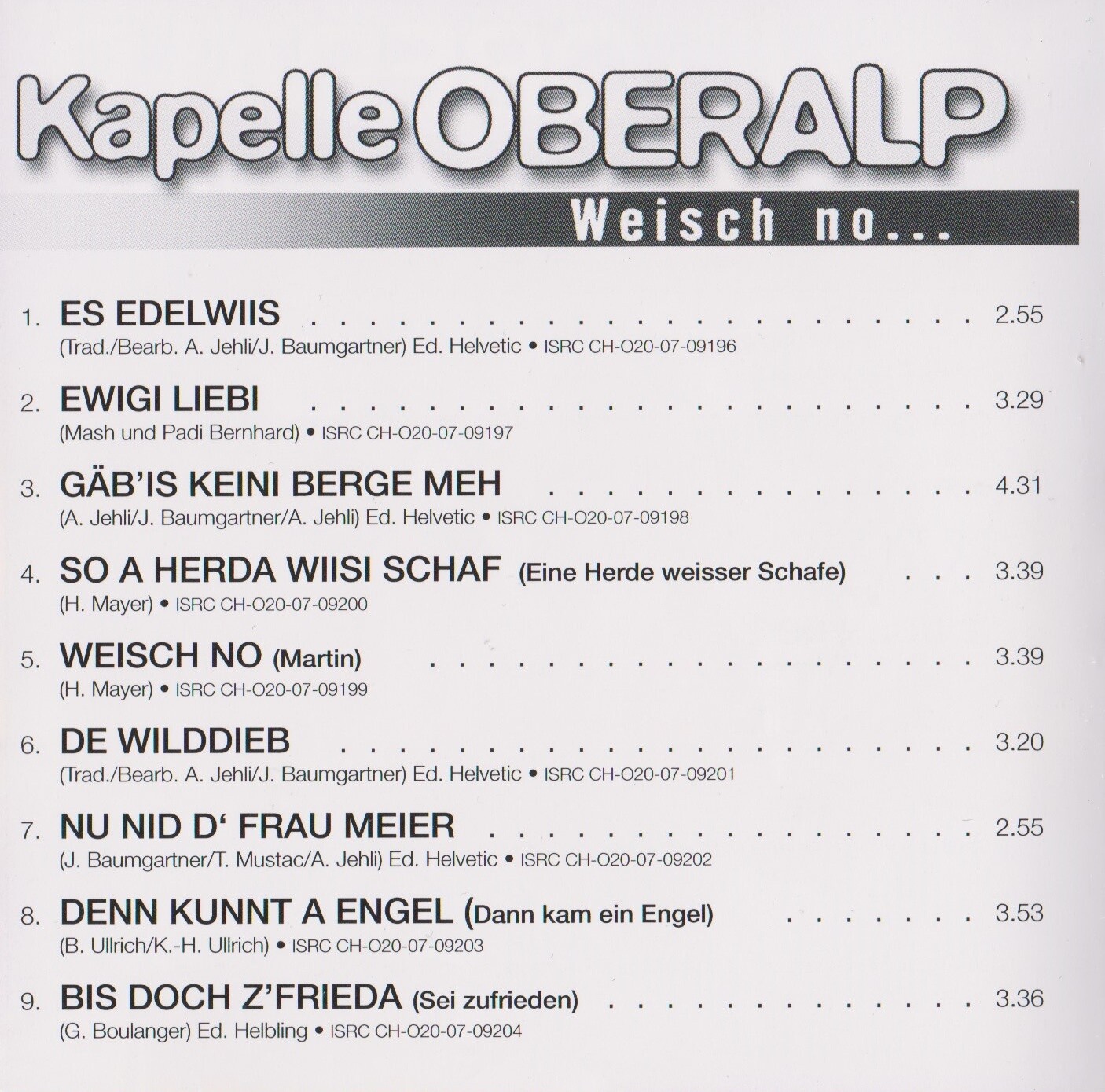 Weisch no