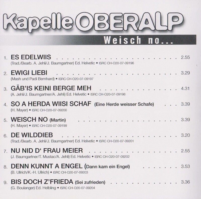 Weisch no