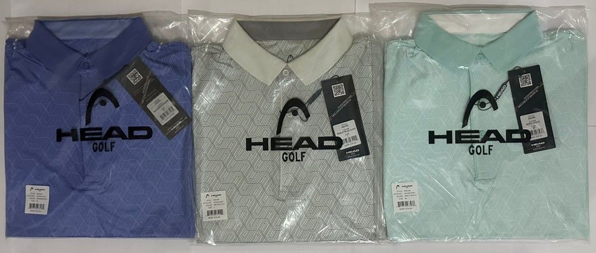 HEAD Rayon Men&#39;s Short Sleeve Golf Polo Shirt