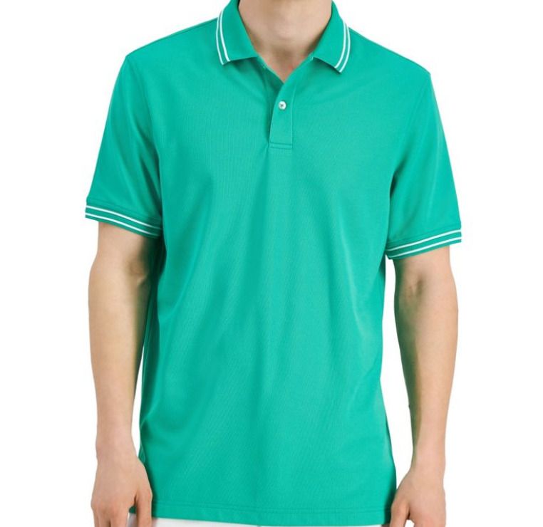 CLUBROOM Mens Green Spread Collar Classic Fit Dress Shirt XXL