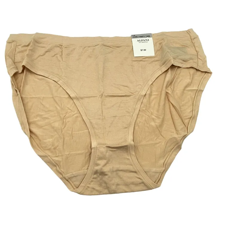 Alfani high cut beige panties size 1X plus size ultra soft