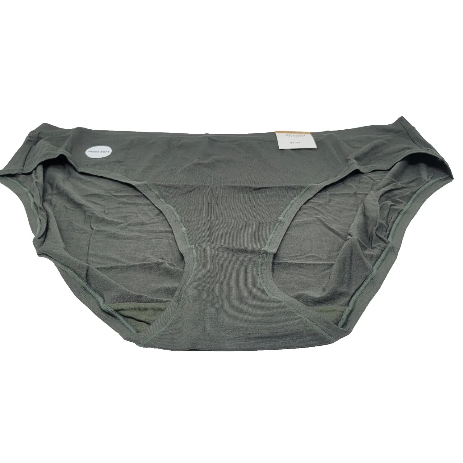 Alfani Intimates Womens Plus Size 3X Soft Rayon Panty Underwear Olive Dusk