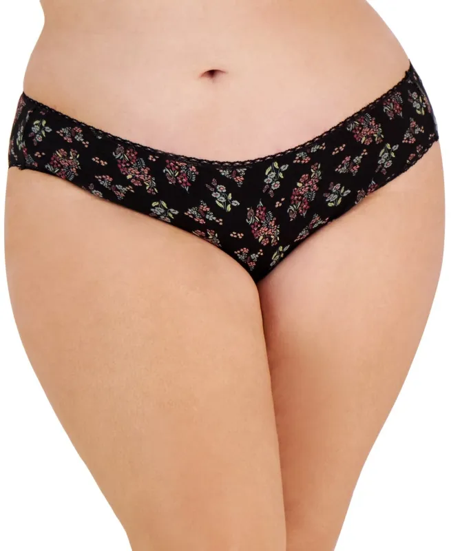 Charter Club Plus Size Pretty Cotton Bikini Underwear 2X