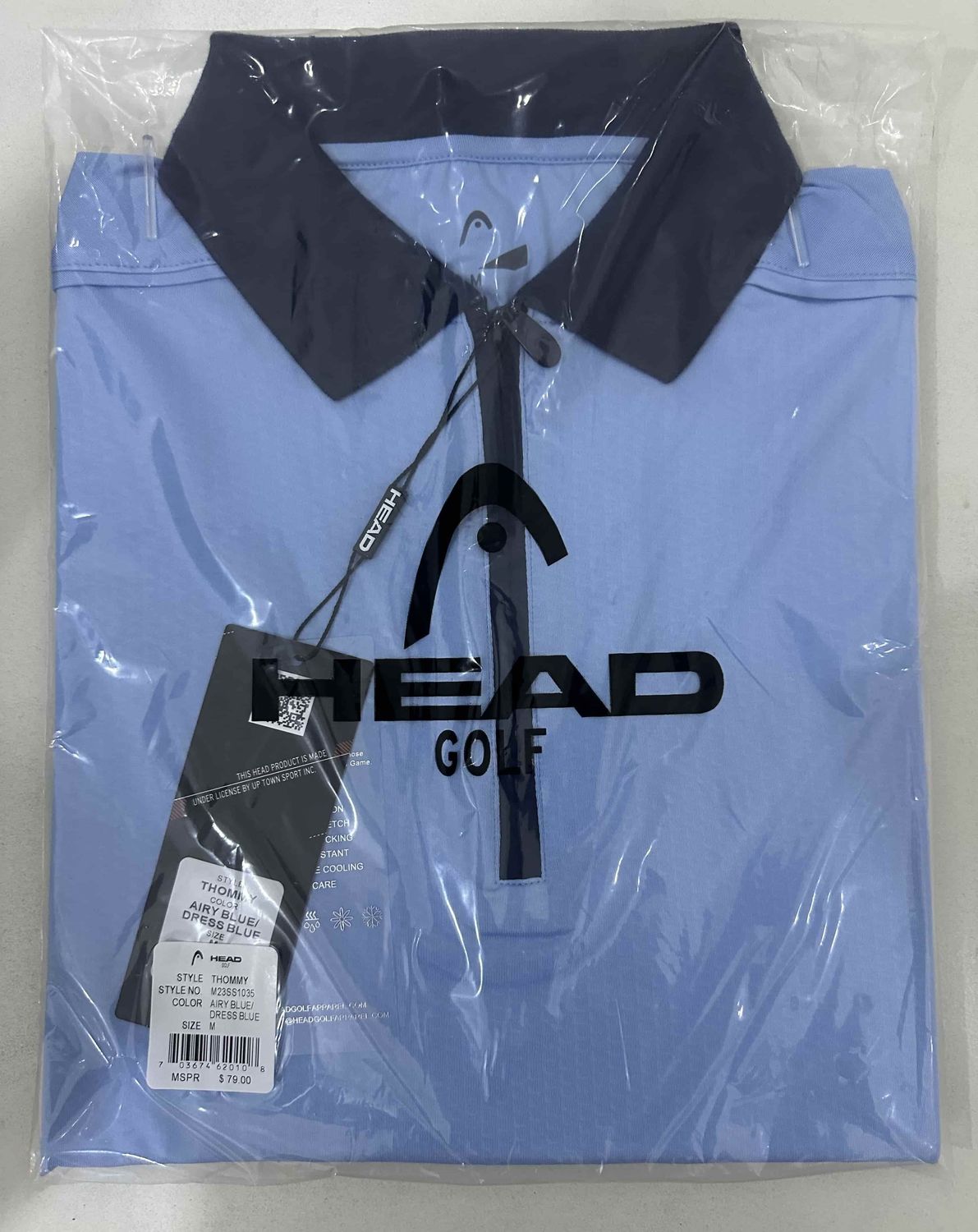 Head Men's Thommy Short Sleeve Golf Polo Shirt