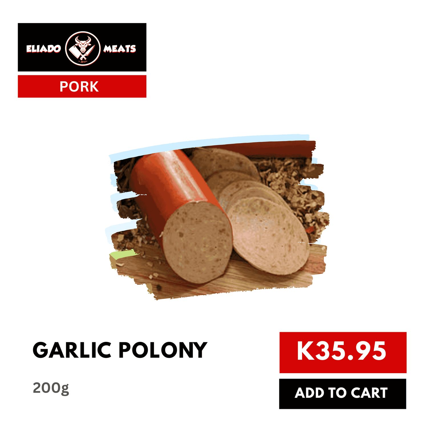 Garlic Polony 200g