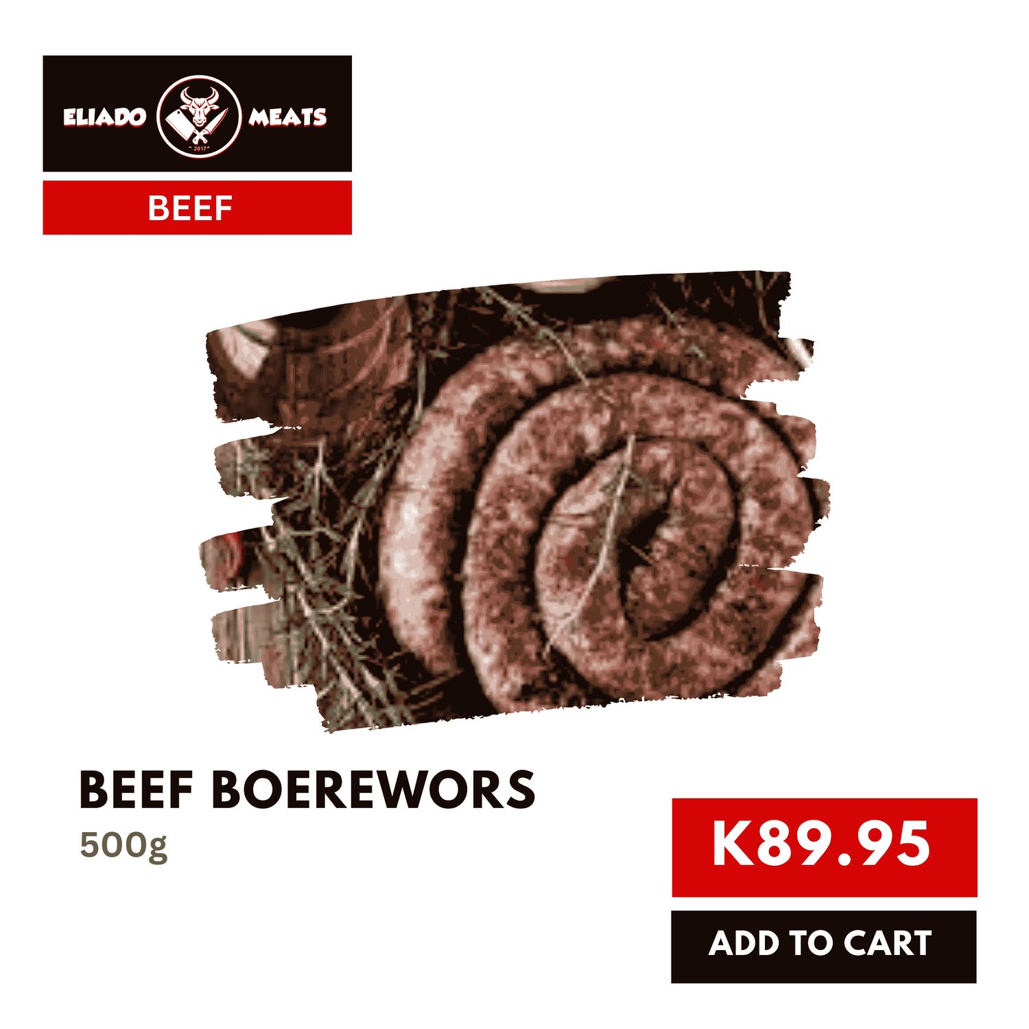 Boerewors Sausage (500G)