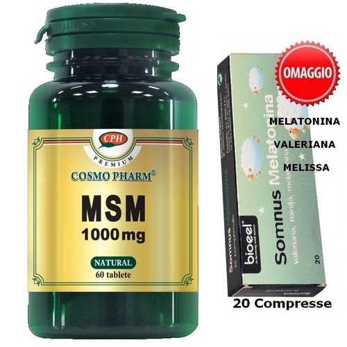 MSM 1000 Mg 60 Cps + omaggio