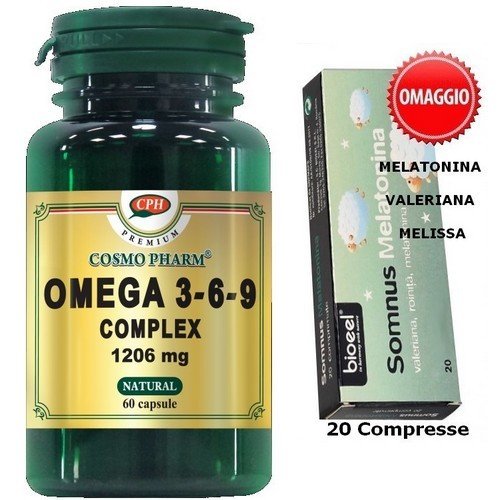 OMEGA 3 6 9 COMPLEX 1206 MG 60 CPS + omaggio