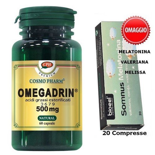 OMEGADRIN acidi grassi esterificati 500 MG  3 6 7 9 + omaggio