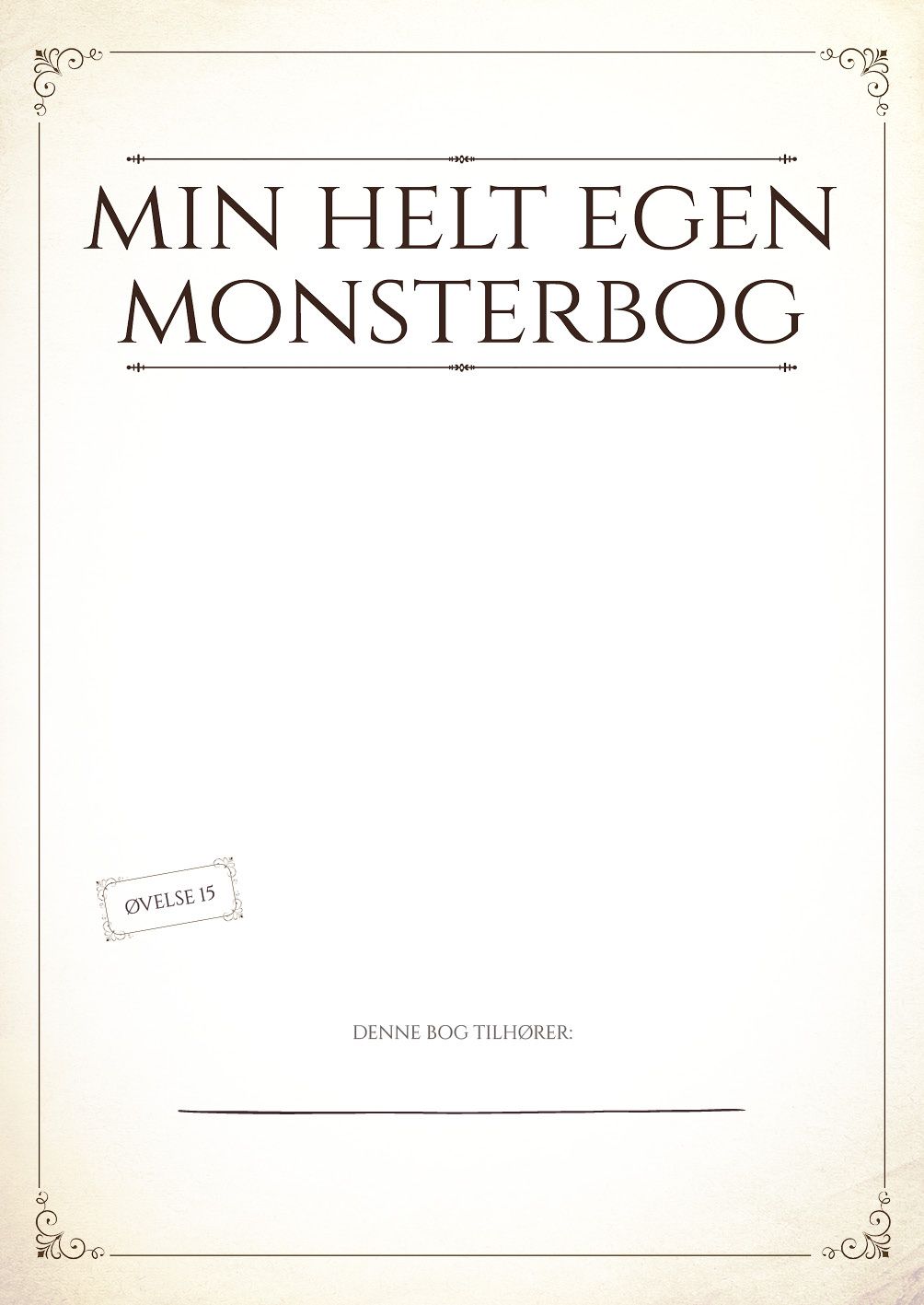 Min helt egen monsterbog