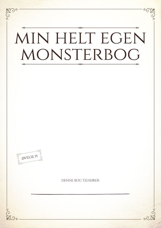 Min helt egen monsterbog