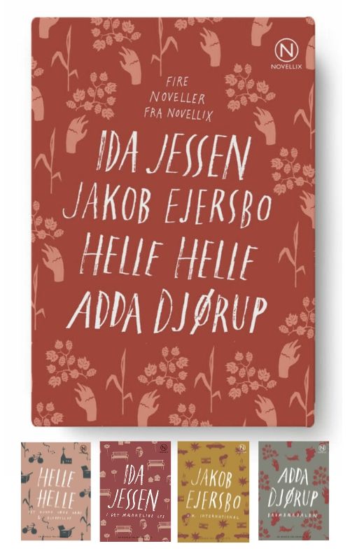 Gaveæske med fire noveller af Jessen, Ejersbo, Helle &amp; Djørup