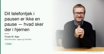 Dit telefontjek i pausen er ikke en pause — hvad sker der i hjernen