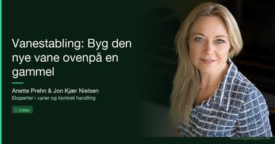 Vanestabling: Byg den nye vane ovenpå en gammel