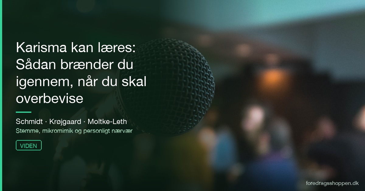 Karisma kan læres: Sådan brænder du igennem, når du skal overbevise