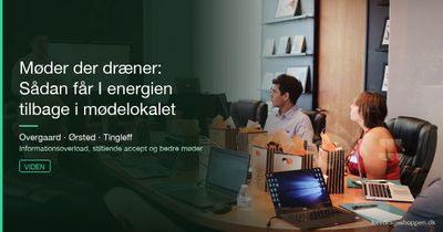 Møder der dræner: Sådan får I energien tilbage i mødelokalet