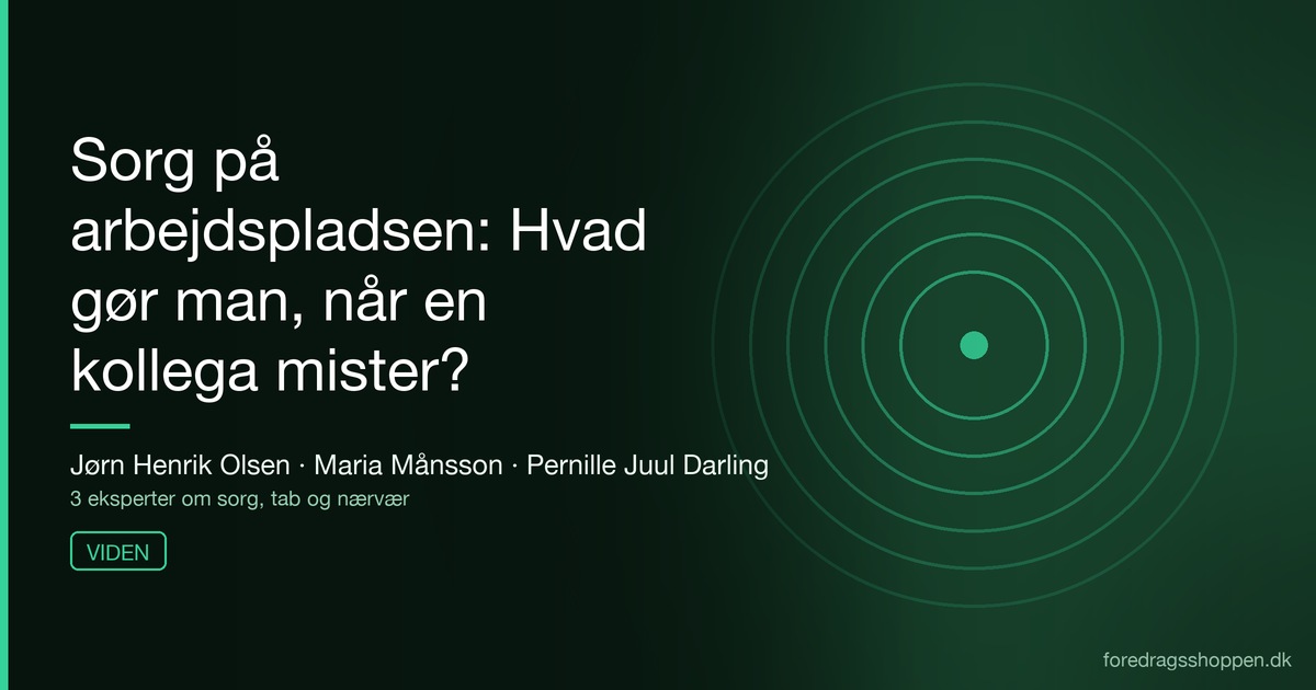 Sorg på arbejdspladsen: Hvad gør man, når en kollega mister?