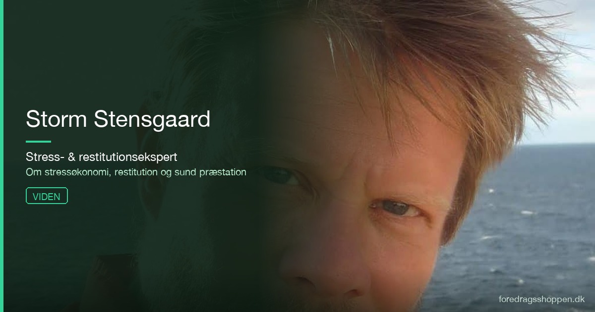 Storm Stensgaard — om stress, restitution og sund præstation