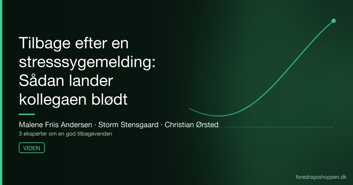 Tilbage efter en stresssygemelding: Sådan lander kollegaen blødt