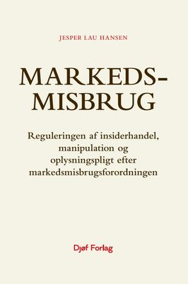 Markedsmisbrug Markedsmisbrug
