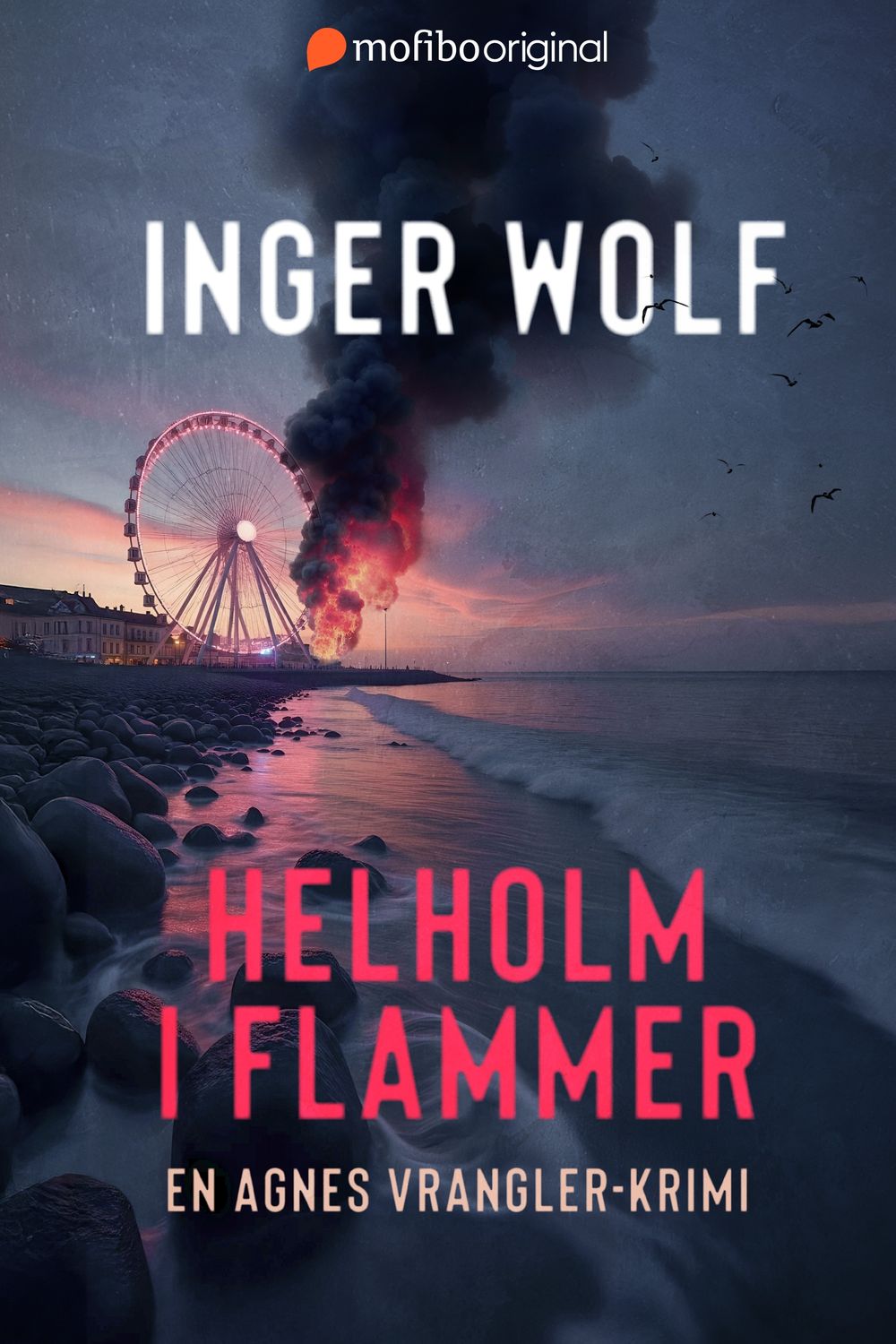 Helholm i flammer