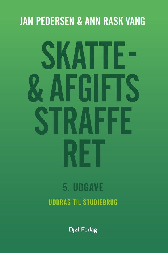 Uddrag af Skatte- og afgiftsstrafferet