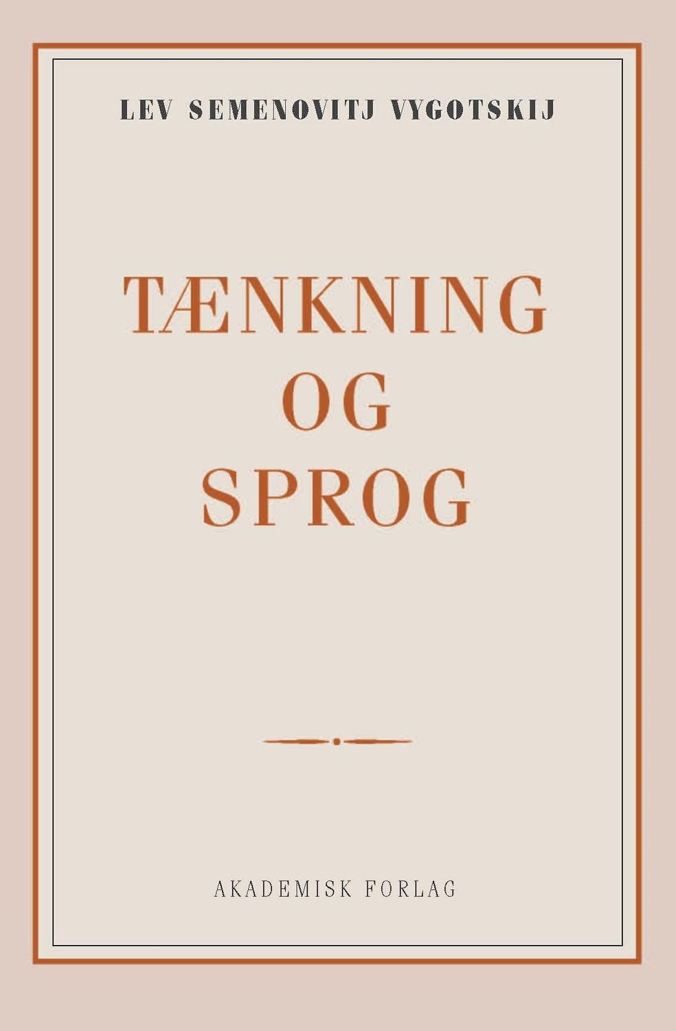 Tænkning og sprog