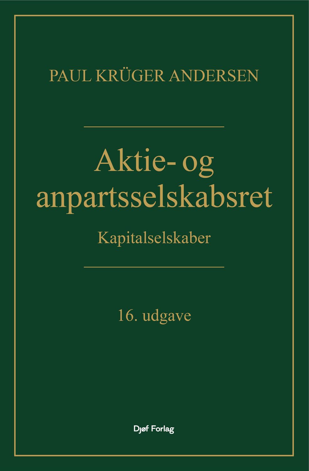 Aktie- og Anpartsselskabsret