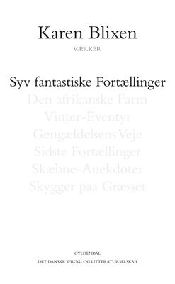 Syv fantastiske Fortællinger