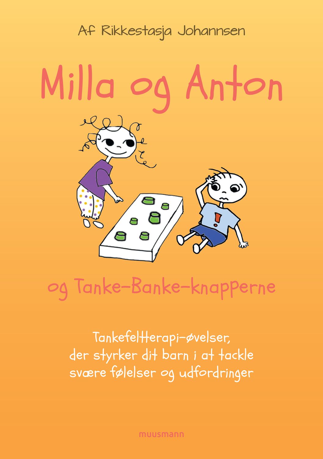 Milla &amp; Anton og TankeBanke-knapperne