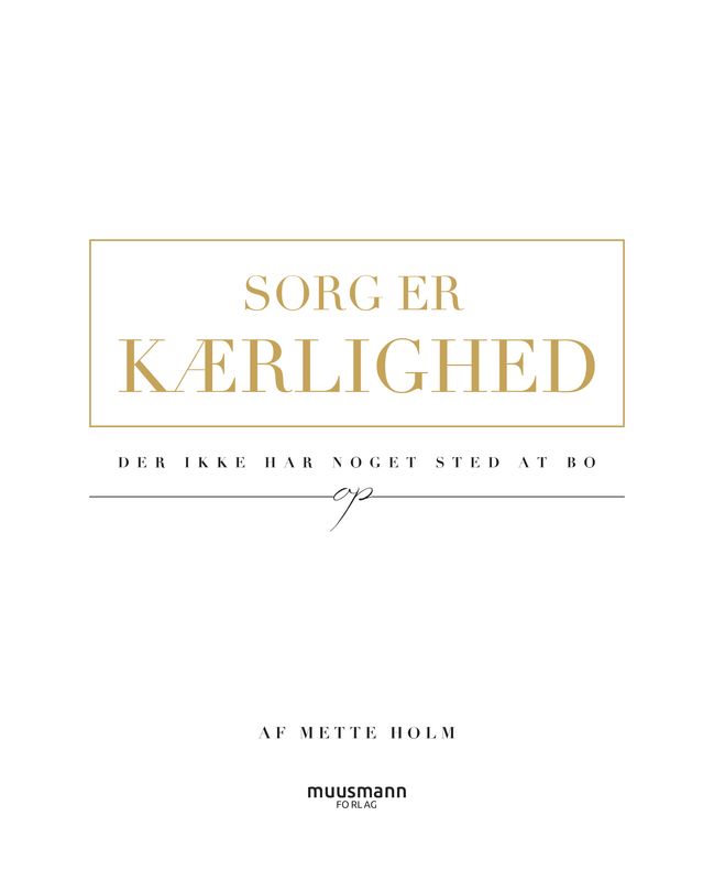 Sorg er kærlighed