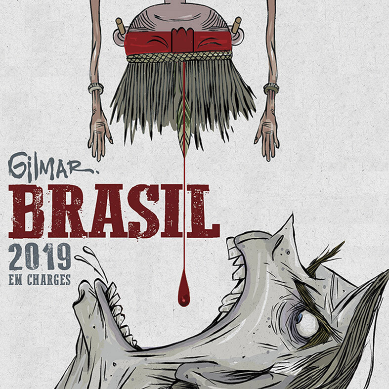 LIVRO - BRASIL 2019 EM CHARGES