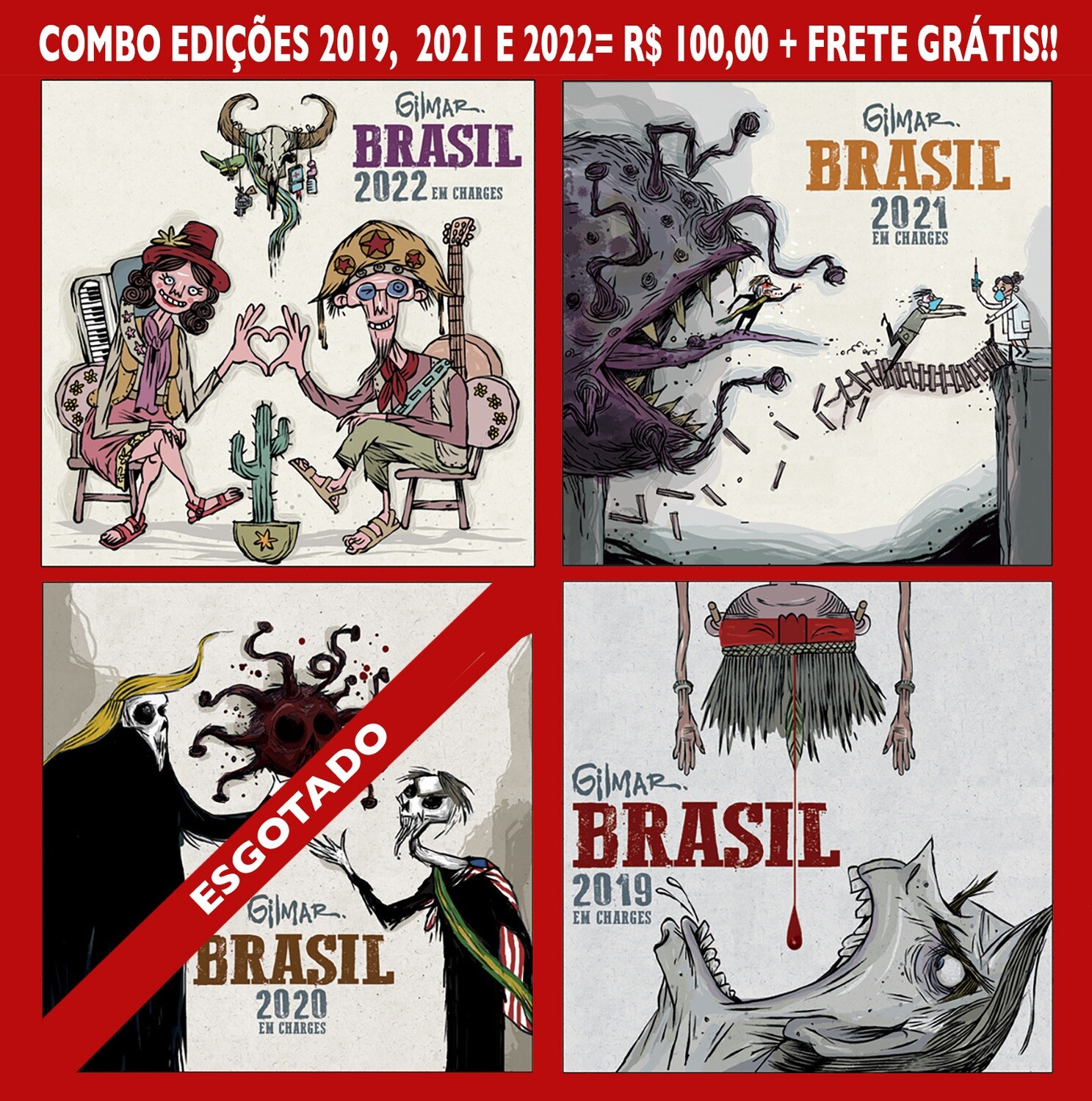 COLEÇÃO BRASIL EM CHARGES