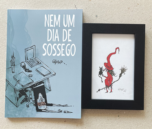 LIVRO + PRINT ASSINADA E ENQUADRADA