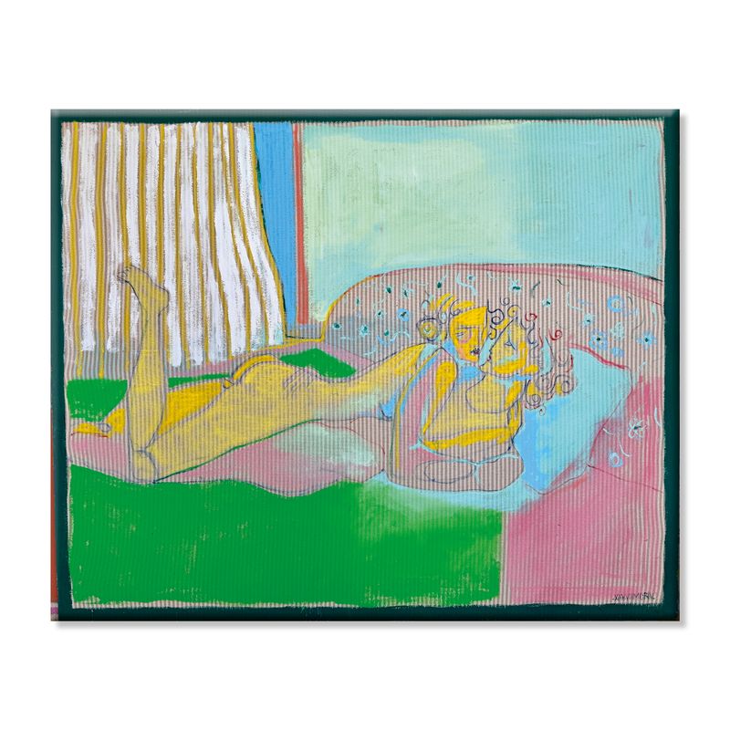 La sieste sur les draps verts - 2025