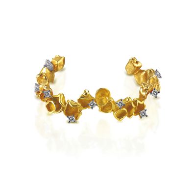 BRACCIALE COLLEZIONE MAREE - 4407 cd. 4409 bracciale in bronzo e topazi collezione MAREE