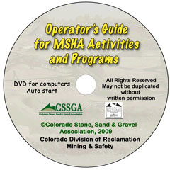 MSHA Operator&#39;s Guide - for CSSGA Members