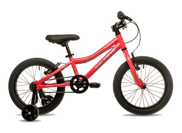 AVALANCHE DORA GIRLS BIKE 16&quot; PINK, Colour: PINK, Size: 16&quot;
