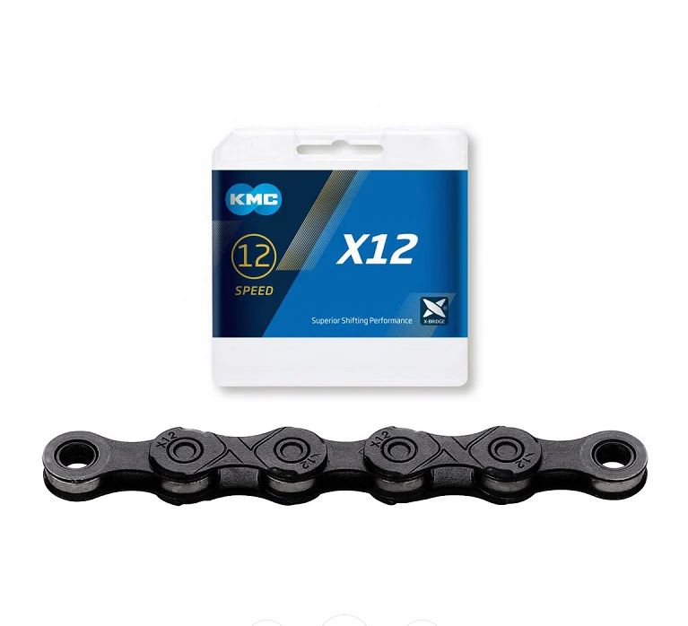 KMC 12 Speed X12 Black Chain, Size: 12SPD
