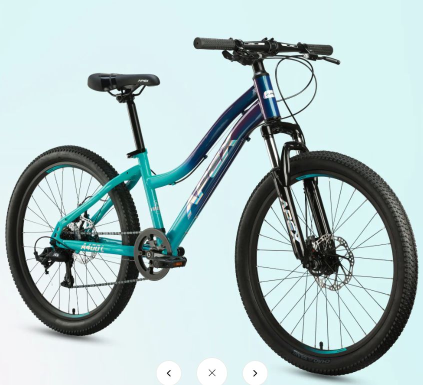 A400 Ladies | 24 inch MTB, Colour: PURPLE/TEAL, Size: 24", Type: 1x8 L-Twoo