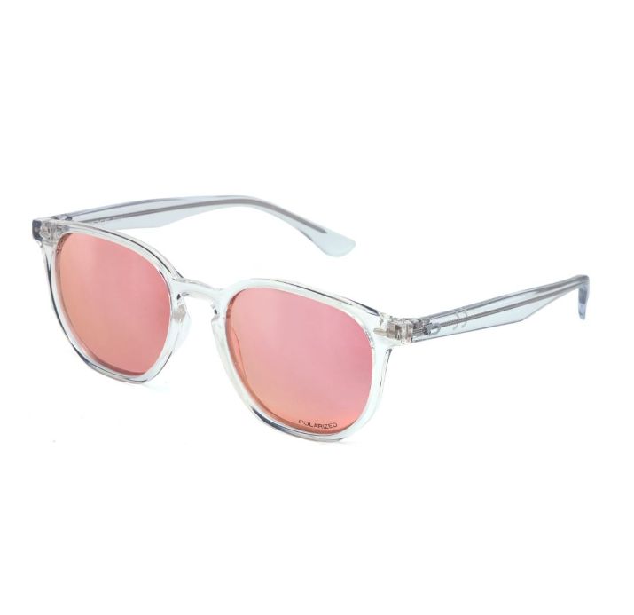 Darcs Cali Lifestyle Sunglasses, Colour: Crystal/Pink Revo