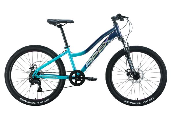 Apex A400L | MTB, Colour: Purple/Teal, Size: 24"
