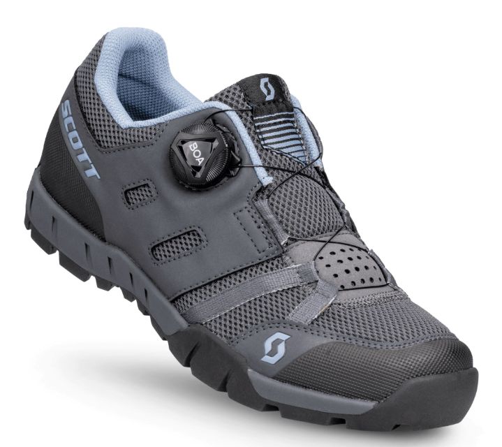 SCOTT Sport Crus-r BOA® Women's Shoe, Colour: Dark GREY/Light BLUE, Size: 37