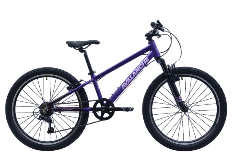 Avalanche Cosmic | Girls Mountain Bike, Colour: Purple, Wheel Size: 24"