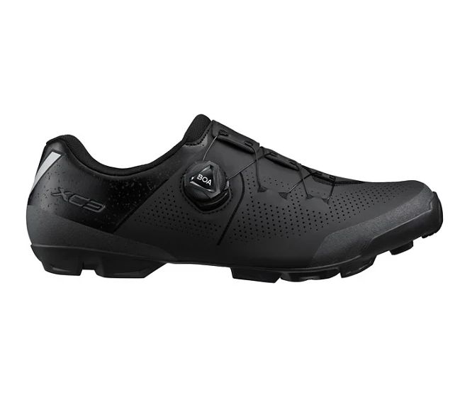 SHIMANO SH-XC302 Wide MTB Shoe, Colour: Black, Size: 43