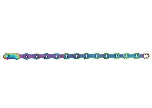 SRAM CHAIN PC-XX1 Eagle HollowPin PowerLock Flowlink, Chain Links: 126L, Colour: Rainbow, Size: 12SPD
