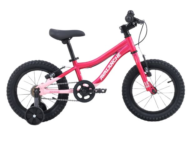 AVALANCHE Shine Girls bike, Colour: Pink, Size: 14"