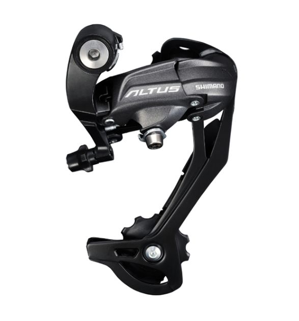 Shimano Altus RD-M370-SGS Rear Derailleur, Colour: Black, Size: 9SPD