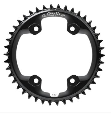 TT Chainring Shimano GRX - Round, Colour: Black, Size: 42T